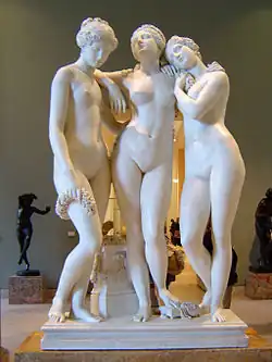 Jean-Jacques Pradier: As três Graças, 1825. Louvre