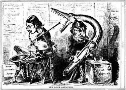 "Les Deux Aveugles" (Vermorel e Veuillot), de Claude Guillaumin, La Rue, 26 de outubro de 1867