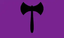 Bandeira de lábris sem triângulo[14]