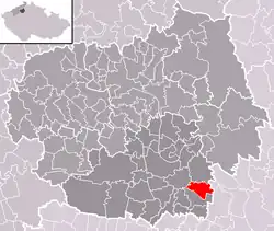 Localização de Libkovice pod Řípem