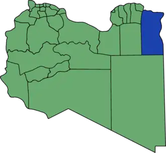 Localização de Tobruque