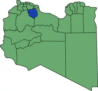 Localização de Bani Ualide