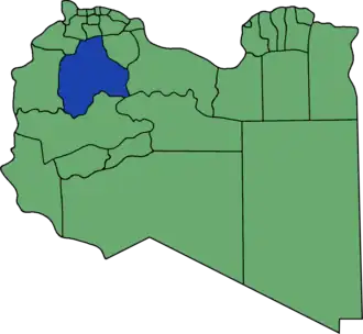 Localização de Mizda