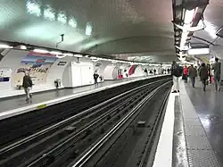 A estação da linha 1 antes dos trabalhos de automação.