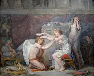 Cupido Coroado por Psique, 1785-1790