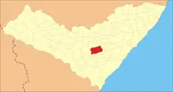 Localização de Limoeiro de Anadia em Alagoas