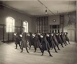 Exercícios de ginástica Ling em 1903/1904