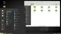 Cinnamon com tema Mint-Y e tema de ícones Suru no Linux Mint 18.3.