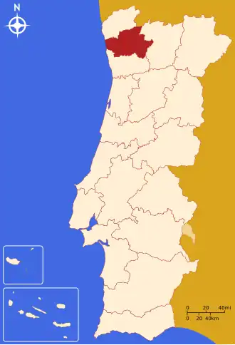 Localização de Braga