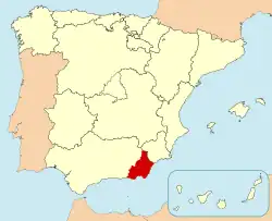 Mapa da área