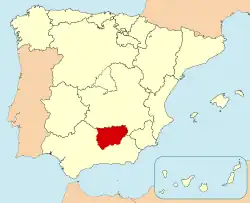 Mapa da área