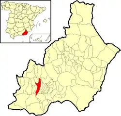 Localização de Canjáyar