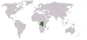 Localização de Congo