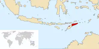 Localização de Timor