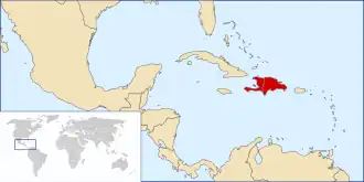 Localização de República do Haiti