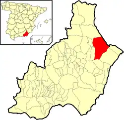 Localização de Huércal-Overa