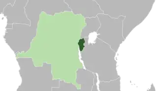 Localização de Ruanda-Urundi