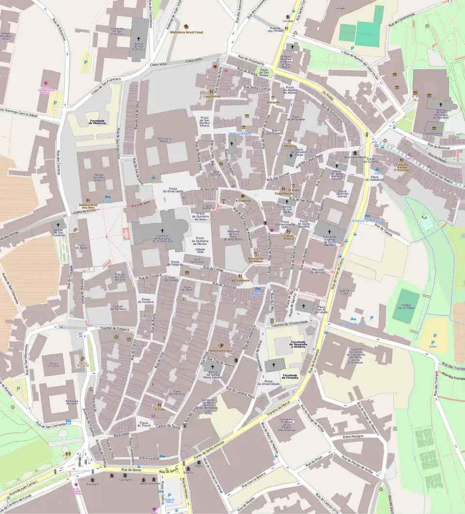 Capela de Ánimas está localizado em: Santiago de Compostela