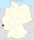 Localização de Bitburg-Prüm na Alemanha