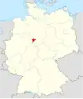 Localização de Holzminden na Alemanha