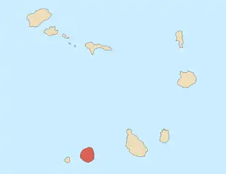 Localização do Fogo