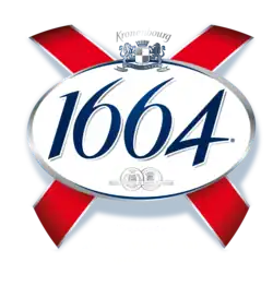 Logo oficial da marca 1664.