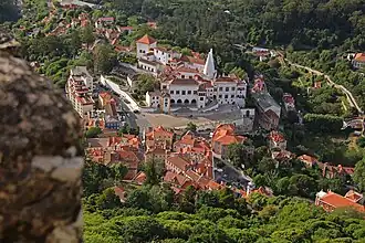 Vista de Sintra a partir do Castelo dos Mouros