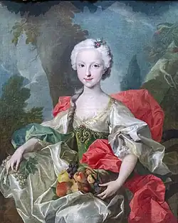 Infanta Maria Teresa (pintura de Louis-Michel van Loo)