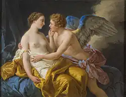 Amor e Psiquê (1767) por Louis-Jean-François Lagrenée
