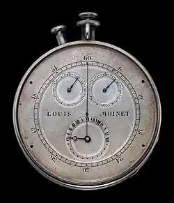 Cronógrafo «Compteur de Tierces» de Louis Moinet, 1816