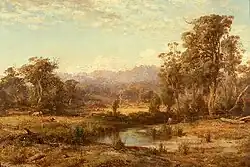 Louis Buvelot, Macedon Ranges, 1874