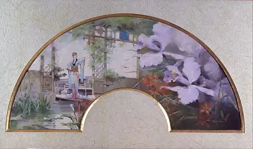 Sarah Bernhardt dans un jardin japonais (1885), New Brunswick, Zimmerli Art Museum.