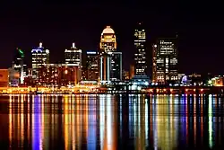 Louisville at night