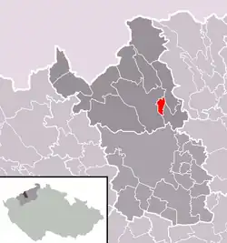 Localização de Louka u Litvínova