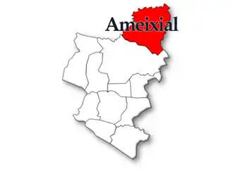 Localização no município de Loulé