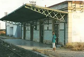 Estação de Lousal, em 1998.