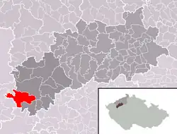 Localização de Lubenec