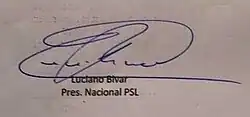 Assinatura de Luciano Bivar