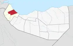 Localização na Somália