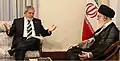 Lula e Ali Khamenei durante reunião em Teerã