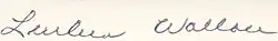 Assinatura de Lurleen Wallace