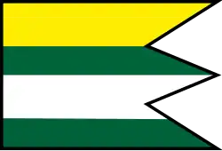 Bandeira de Lužany pri Topli