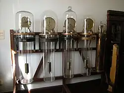 Foto das pendulas da Reserva Técnica aberta