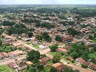 Vista aérea de Mãe do Rio