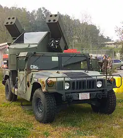 A variante M1097 Avenger do corpo de fuzileiros navais dos Estados Unidos.