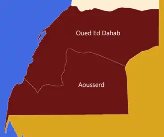 As províncias da região.