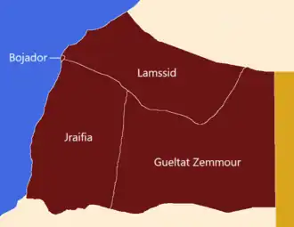 Os municípios e comunas da província