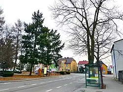 Parte da praça principal