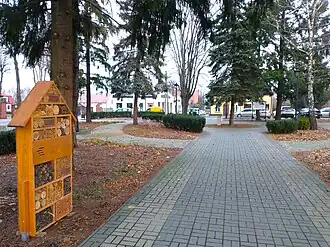 Parte da praça principal