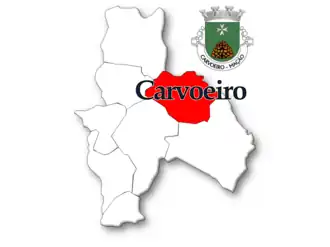 Localização no município de Mação